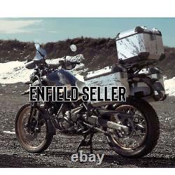 ADVENTURE PANNIER PAIR BLACK & RAIL Fit For Royal Enfield New Himalayan 450