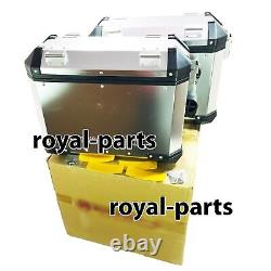 ADVENTURE PANNIER PAIR SILVER & RAIL Fit For Royal Enfield New Himalayan 450