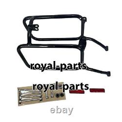 ADVENTURE PANNIER PAIR SILVER & RAIL Fit For Royal Enfield New Himalayan 450