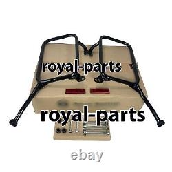 ADVENTURE PANNIER PAIR SILVER & RAIL Fit For Royal Enfield New Himalayan 450