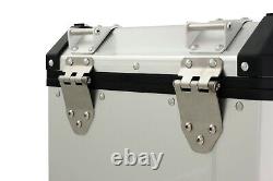 Adventure Aluminium Top Box + Panniers To Fit BMW R1200 GS 06-12 With Fixings