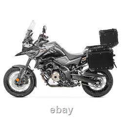 Aluminium Panniers Set + Top Box for KTM 1090 / 1190 Adventure/ R GX38 black