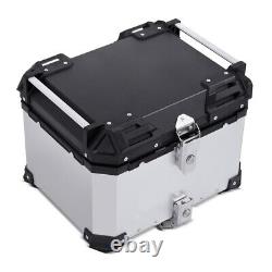 Aluminium Panniers Set + Top Box for KTM 390 Adventure NX55 silver