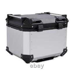 Aluminium Panniers Set + Top Box for KTM 390 Adventure NX55 silver