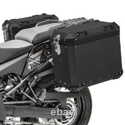 Aluminium Panniers Set for BMW R 1200 GS / Adventure Side Cases GX45 black