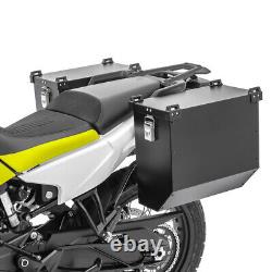 Aluminium Panniers Set for KTM 390 Adventure Side Cases AT36 black