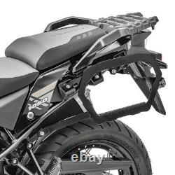 Aluminium Panniers + rack for BMW R 1200 GS Adventure 14-18 GX38-45 black