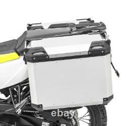 Aluminium Panniers + rack for KTM 790 Adventure/ R 19-21 QP48 silver