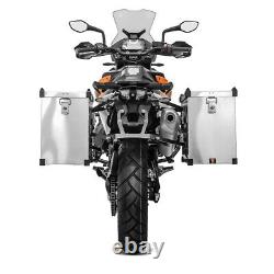 Aluminium cases 40l + Supports 18mm BMW R 1150 GS/Adventure, G 650 Xmoto