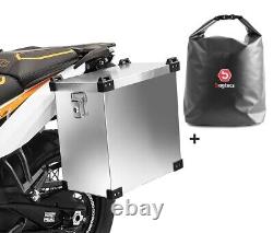 Aluminium pannier + inner bag for KTM 390 Adventure / Duke NB40L