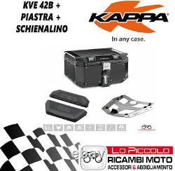 BMW R 1200 GS Adventure 2011 2012 2013 KAPPA Suitcase KVE42B Aluminum + Plate