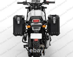 Black Adventure Panniers Fit For Royal Enfield Himalayan 411cc Fast Shipping