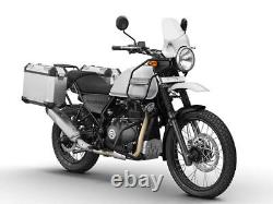 For Royal Enfield Genuine Silver Adventure Panniers Himalayan 411cc