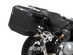 HEPCO BECKER suitcase carrier + black suitcase BMW R1200GS Adventure 2014 2018