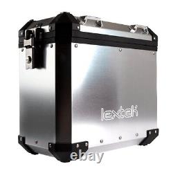 Lextek Aluminium Complete Luggage Set for BMW R1200 GS, R1200 GS Adventure Metal