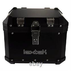 Lextek Aluminium Top Box 33L Black for K. T. M 1290 Super Adventure 2015-2016