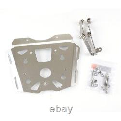 Lextek Aluminium Top Box 33L with Mounting Plate for K. T. M 1050 Adventure Metal