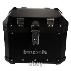 Lextek Aluminium Top Box 33L with Mounting Plate for K. T. M1050 Adventure (16)