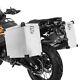 Motorcycle Panniers Aluminium 2x40 L Bagtecs Namib + Kit For Pannier Rack
