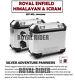 Royal Enfield Adventure Silver Panniers For Himalayan & Scram -free Oil Filter