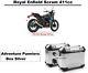 Royal Enfield Adventure Panniers Box, Silver' For Scram 411