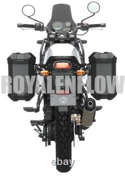 Royal Enfield Both Side Black Adventure Panniers Boxes for HIMALAYAN Exp Ship