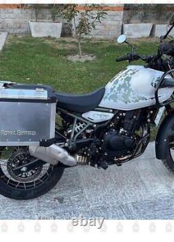 Royal Enfield Himalayan 450 Silver Adventure Pannier Box With Rail Pair