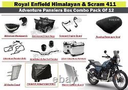 Royal Enfield Himalayan & Scram 411cc Adventure Panniers Box Combo Pack Of 12