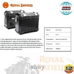 Royal Enfield Himalayan /scram 411 Black Adventure Panniers With Complete Rails