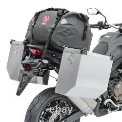 Set aluminium panniers Bagtecs Atlas 2x36L + tail bag + inner bags +fixation kit