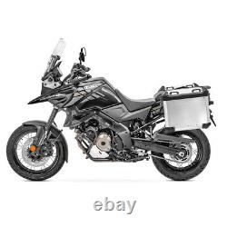 Ensemble de valises en aluminium pour BMW F 800 GS / Adventure Side Cases GX45 argenté