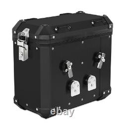 Ensemble de valises en aluminium + top case pour KTM 390 Adventure GX38 noir