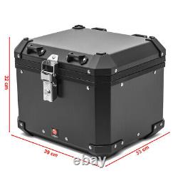Ensemble de valises en aluminium + top case pour KTM 990 Adventure/ R/S GX38-45 noir