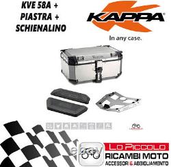 KTM 1050 Adventure (2015-2016) KAPPA Bauletto KVE58A +Plaque +Repose-dos