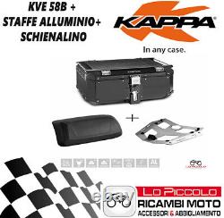 KTM 1050 Adventure (2015-2016) KAPPA Bauletto KVE58B en aluminium + Plaque