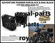 Paire De Sacoches D'aventure Noires Et Rails Adaptés Pour Royal Enfield New Himalayan 450