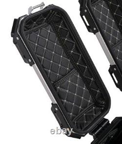 Pannier en aluminium pour KTM 390 Adventure, valise latérale XB30 noire à gauche