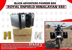 Royal Enfield Himalayan 450 Boîte de sacoches d'aventure noires en paire
