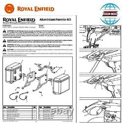 Royal Enfield Himalayan / Scram 411 Sacoches d'aventure noires avec rails complets