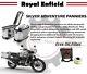 Royal Enfield Himalayan & Scram 411cc Boîte De Sacoches Argentées Avec Filtre à Huile Gratuit