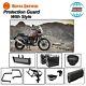 Royal Enfield Scram 411 / Himalayan Black Adventure Pannier & Safe Guards Combo<br/><br/>translation: Combo Royal Enfield Scram 411 / Himalayan Noir De Pannier D'aventure & Gardes Sécurité