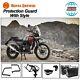 Royal Enfield Scram 411/ Himalayan Black Adventure Pannier & Safe Guards Combo<br/><br/>translation: Royal Enfield Scram 411/ Himalayan Sacoches D'aventure Noires Et Combo De Protections Sûres.