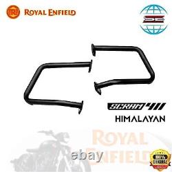 Royal Enfield Scram 411/ Himalayan Kit Combo de Rails d'Aventure Noirs et de Panniers