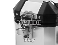 Sacoche Royal Enfield Adventure Silver pour Himalaya & Scram avec huile