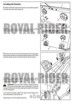 Sacs de voyage Royal Enfield en argent pour HIMALAYAN & SCRAM - FILTRE À HUILE GRATUIT