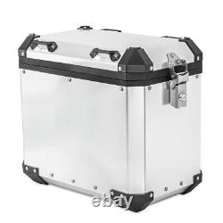 Valise latérale en aluminium pour BMW F 850 GS Adventure GX45 argenté