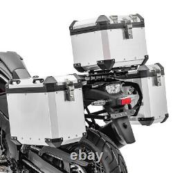 Valise latérale en aluminium pour BMW F 850 GS Adventure GX45 argenté