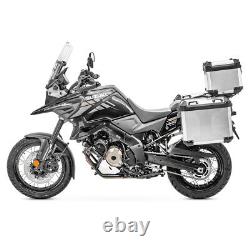 Valise latérale en aluminium pour BMW F 850 GS Adventure GX45 argenté