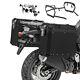 Valises En Aluminium + Porte-bagages Pour Honda Africa Twin Adventure Sports 1100 Gx38 Noir