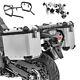 Valises En Aluminium + Support Pour Ktm 1090 Adventure/r 17-19 Gx45 Argenté